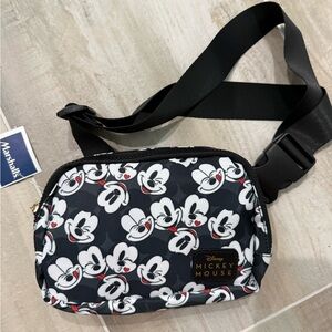 Disney Black and White Mickey Mouse Shoulder belt bag